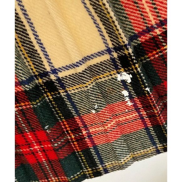 Vintage Younkers Snowdon Tartan Wool Pleated Kilt Womens Size 25"-26" Adjustable - Picture 6 of 6